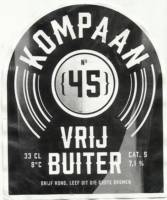 Kompaan Dutch Craft Beer Company, Kompaan nr 45 Vrijbuiter