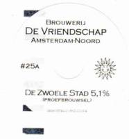 Brouwerij De Vriendschap, De Zwoele Stad (proefbrouwsel)