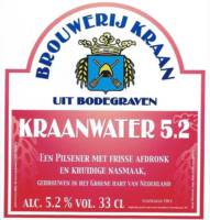 Brouwerij Kraan (Bodegraven), Kraanwater 5.2