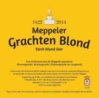 Brouwerij De Gulzige Gans , Meppeler Grachten Blond
