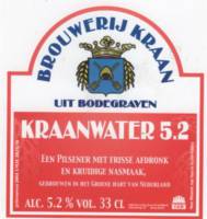 Brouwerij Kraan (Bodegraven), Kraanwater 5.2