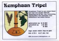 Stadsbrouwerij De Kemphaan BV, Kemphaan Tripel