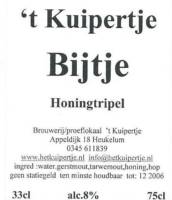 Bierbrouwerij 't Kuipertje, Bijtje Honingtripel