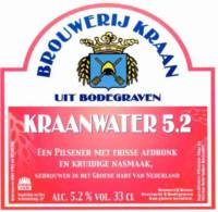 Brouwerij Kraan (Bodegraven), Kraanwater 5.2