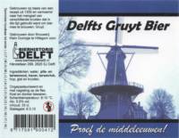 Bierhistorie Delft, Delfts Gruyt Bier