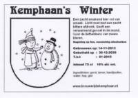 Stadsbrouwerij Almere, Kemphaan's Winter