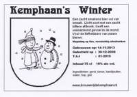 Stadsbrouwerij De Kemphaan BV, Kemphaan's Winter