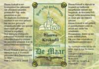 Dorpsbrouwerij De Maar, Blauwe Krokodil