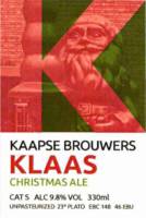 Kaapse Brouwers, Klaas Christmas Ale