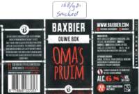 Baxbier, Ouwe Bok Oma's Pruim Smoked