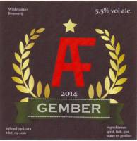 Wildervanker Brouwerij, AF 2014 Gember