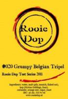 Brouwerij de Rooie Dop, #020 Grumpy Belgian Tripel