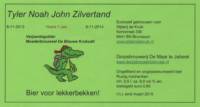 Dorpsbrouwerij De Maar, Tyler Noah John Zilvertand Hoera 1 jaar