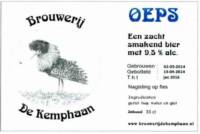 Stadsbrouwerij De Kemphaan BV, Kemphaan Oeps