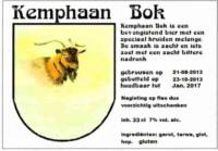 Stadsbrouwerij Almere, Kemphaan Bok