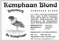 Stadsbrouwerij Almere, Kemphaan Blond