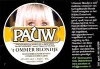 Bierbrouwerij De Pauw (Ommen), 't Ommer Blondje