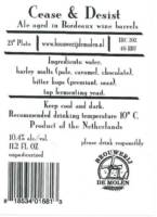 Brouwerij De Molen, Cease & Desist