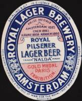 Van Vollenhoven's Bierbrouwerij, Royal Lager Pilsener Lager Beer