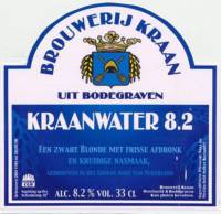 Brouwerij Kraan (Bodegraven), Kraanwater 8.2