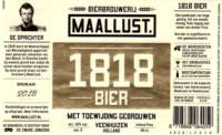 Bierbrouwerij Maallust, 1818