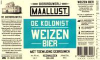 Bierbrouwerij Maallust, De Kolonist Weizen