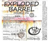 Hilldevils Beers, Exploded Barrel Double IPA