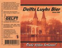 Bierhistorie Delft, Delfts Luyks Bier