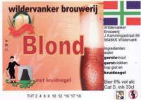 Wildervanker Brouwerij, Blond