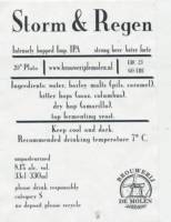 Brouwerij De Molen, Storm & Regen