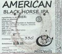 Hilldevils Beers, American Black Horse IPA