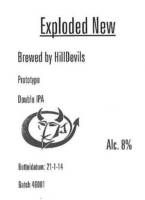 Hilldevils Beers, Exploded New Double IPA