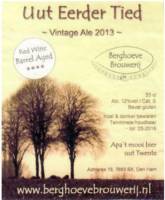 Berghoeve Brouwerij, Uut Eerder Tied Vintage Ale 2013 Red Wine Barrel Aged