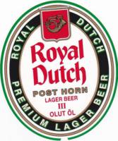 United Dutch Breweries, Royal Dutch Posthorn Premium Lager Beer III Olut Öl