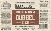 Bierbrouwerij Maallust, Mooie Madam Dubbel