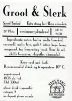 Brouwerij De Molen, Groot & Sterk