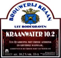 Brouwerij Kraan (Bodegraven), Kraanwater 10.2