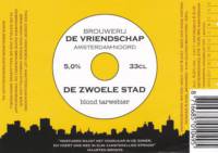 Brouwerij De Vriendschap, De Zwoele Stad Blond Tarwebier