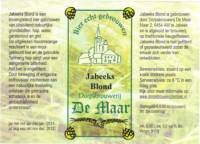 Dorpsbrouwerij De Maar, Jabeeks Blond