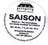 Bierbrouwerij De Schans, Saison