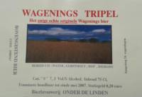 Brouwerij Onder De Linden, Wagenings Tripel