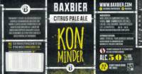 Baxbier, Kon Minder Citrus Pale Ale