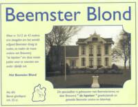 Brouwerij De Lepelaer, Beemster Blond