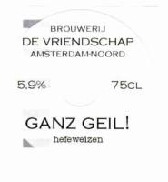 Brouwerij De Vriendschap, Ganz Geil! Hefeweizen