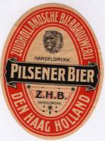 Zuidhollandse Bierbrouwerij (ZHB), Pilsener Bier ZHB