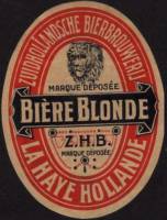 Zuidhollandse Bierbrouwerij (ZHB), Bière Blonde