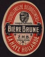 Zuidhollandse Bierbrouwerij (ZHB), Bière Brune