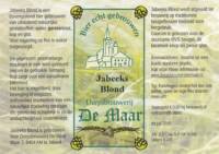 Dorpsbrouwerij De Maar, Jabeeks Blond