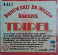 Brouwerij De Molen, Borefts Tripel