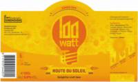 100 Watt Brewery, Route du Soleil Zomer 2015